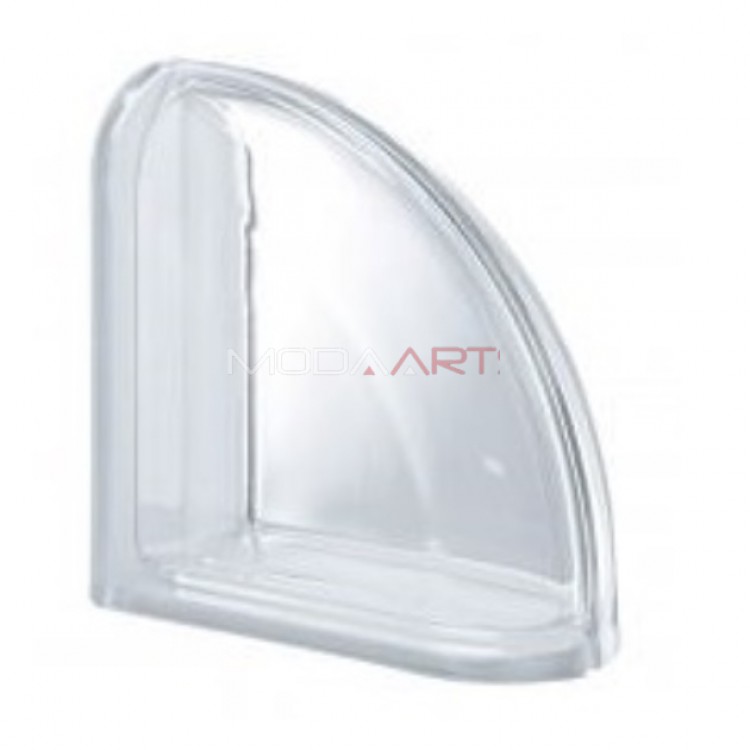 19x19x8cm Seffaf Cift Bitis Oval